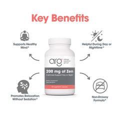 Allergy Research Group Zen bottle being poured for a calming daily ritual