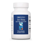 Allergy Research Group Zen Sleep bottle closeup for calm bedtime routines.