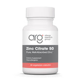 Allergy Research Group Zinc Citrate bottle front for daily immune support potential