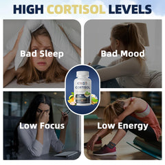 Alliwise Cortisol L-Theanine-Chamomile image suggesting relaxation and calmer evenings.