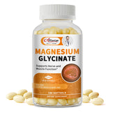 Alliwise magnesium softgels bottle highlighting easy absorption for daily use.