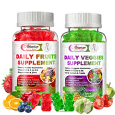 Alliwise sugar-free fruits & veggies gummies bottle for daily vegan supplementation