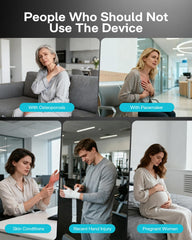ALLJOY Hand Massager control panel displays mode, intensity, and battery at a glance