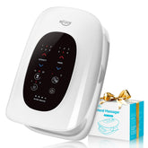 ALLJOY hand massager front view, compact desk-ready design for quick relief