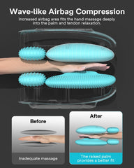 ALLJOY Hand Massager thermal heating plate provides soothing warmth during sessions