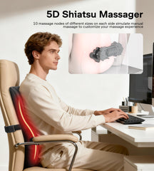 ALLJOY Neck and Shoulder Massager with LED remote for easy at‑home relief