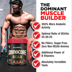 Scoop atop the powder suggests precise, easy serving for consistent intake.