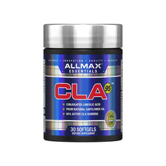 AllMax CLA 95% softgel bottle front view for lean body composition support