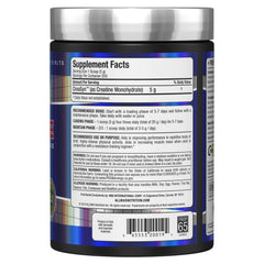 Closeup of ALLMAX label confirming pharmaceutical-grade quality