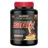 AllMAX ISOFLEX protein powder scoop showing 27 g serving for daily protein goals