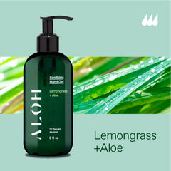 ALO ALŌH aloe-infused formula hydrates skin while sanitizing.