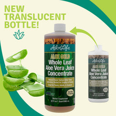 Aloe Life juice pours into glass suggesting easy daily use