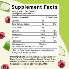 Aloe Life Whole Leaf Juice pouring into a glass for daily use.