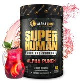 ALPHA LION Core Pre-Workout Alpha Punch bottle energizing training