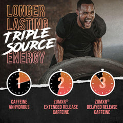 ALPHA LION Core pre-workout label close-up highlights creatine and beta-alanine.