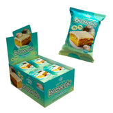 Alpha Prime Prime Bites Brownie glazed cinnamon roll, ready-to-eat on-the-go protein snack.