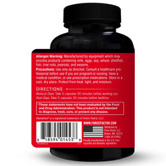 Close-up of AlphaSize capsule showing trusted HGH support for workouts