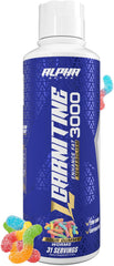 Alpha Supps L Carnitine Liquid 3000 bottle pour for caffeine-free energy support