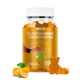 ALPHA01 Glucosamine Chondroitin gummies in orange bottle supporting joint mobility