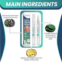 AlphaTip aceites naturales nutren uñas para un aspecto claro.