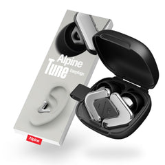 Alpine Tune Earplugs provide crystal-clear sound with 19dB protection for concerts and festivals