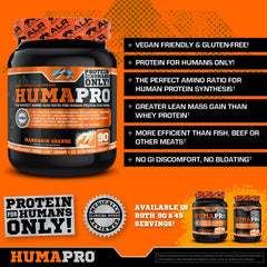 Humapro serving scoop showing precise dosing for targeted amino acid intake.