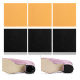 Alrhso square heel pads pack six for durable heel repair on multiple shoes.