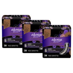 Always Discreet Boutique pad heavy absorption supports active days.