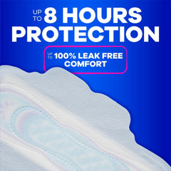 Always Ultra OdorLOCK graphic emphasizes freshness and odor neutralization.