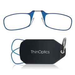 Always With You keychain glasses in armless folding design for on-the-go reading