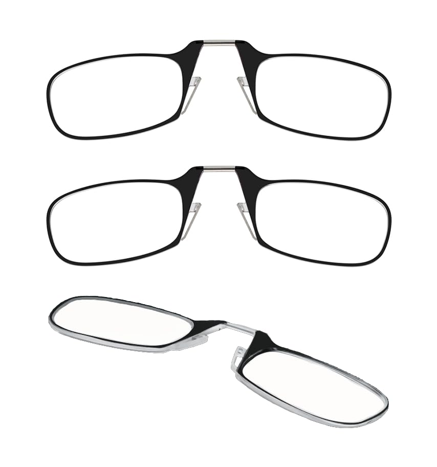 Always With You ThinOptics armless readers pack front view, portable everyday reading.