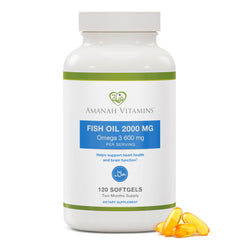 Amanah Omega-3 bottle for daily wellness