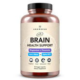 AMANDEAN nootropic bottle features Magtein and Alpha GPC for focused work sessions