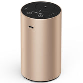 AMAZING FLOWER waterless diffuser top view shows premium desert titanium finish for modern homes.
