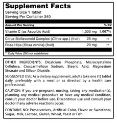 Amazing Formulas Vitamin C label—Non-GMO gluten-free quality.