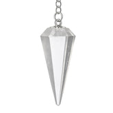 Amazing Gemstone clear quartz pendulum design for precise divination sessions.