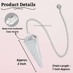 Amazing Gemstone crystal pendulum craftsmanship shows meticulous build for focused practice.