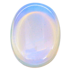 Amazing Gemstone Opalite worry stone during meditation supports grounding.