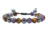 Amazing Gemstone quit-smoking bracelet hematite beads promote focus and calm.