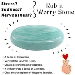Certificate of authenticity accompanies the Amazing Gemstone worry stone collection