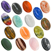 Amazing Gemstone worry stone pack with 11 varied colors for mindfulness
