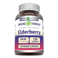 Amazing Nutrition Amazing Formulas Elderberry bottle front for daily wellness support