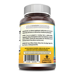 Amazing Nutrition Amazing Omega cod liver oil bottle label highlights purity and third-party testing.