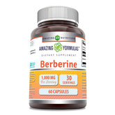 Amazing Nutrition Berberine 1000mg bottle front, designed for daily use.