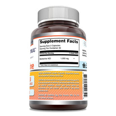 Amazing Nutrition Berberine non-GMO gluten-free banner, clean formula for dietary choices.