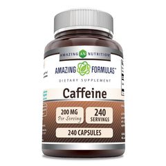 Amazing Nutrition caffeine 200 mg capsule ready for daily energy support.