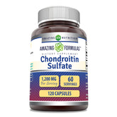 Amazing Nutrition chondroitin 1200mg bottle shown for daily joint support potential benefits