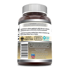 Amazing Nutrition Lecithin 1200 mg softgels bottle label close-up highlighting high potency