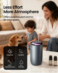 Amazing Flower three mist levels control for customizable scent strength.