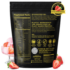 Ambrosia Planta brown rice and pea protein for a lactose-free option.